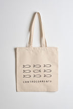 Tote bag donna Controcorrente ecru CONTROCORRENTE UNICA INCLOTH 