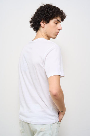 T-shirt uomo girocollo bianca - 3