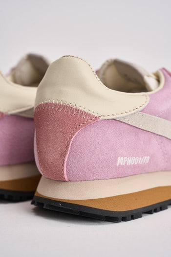 Sneakers donna rosa e bianca - 8