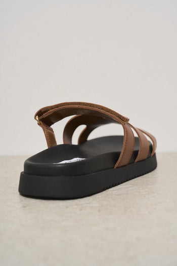 Women's camel sandal - 4