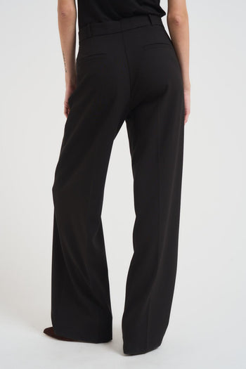 Pantalone  palazzo donna nero - 5