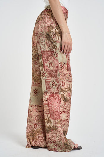 Pantalone donna a palazzo floreale - 5
