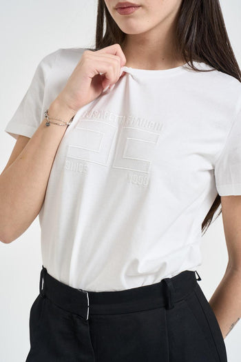 T-shirt donna logo bianca - 3