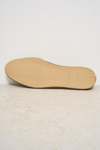 Women's beige suede ballerina - 5