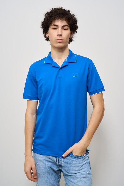 Polo uomo blu royal