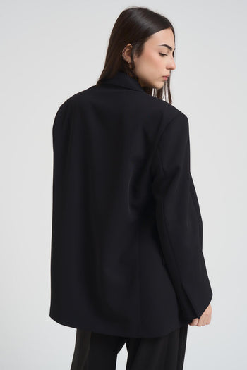 Giacca donna over nera - 5