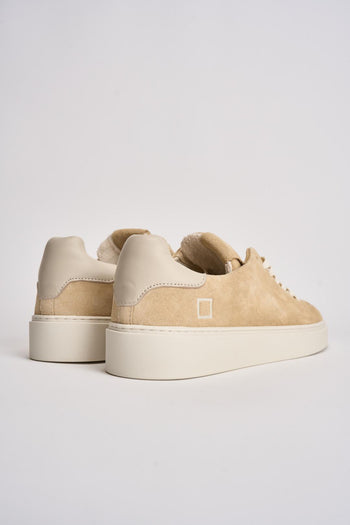 Sneakers uomo Levante in camoscio beige - 6