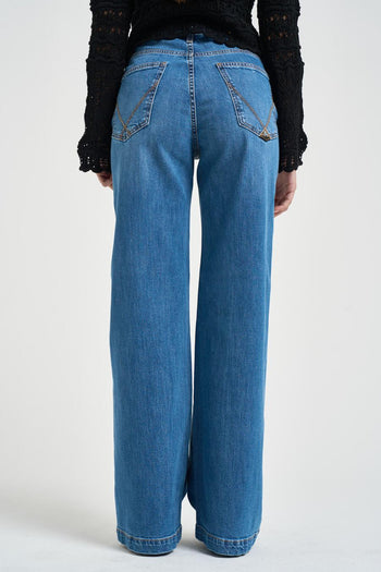 Jeans donna Marta Stone 78 in denim medio - 3