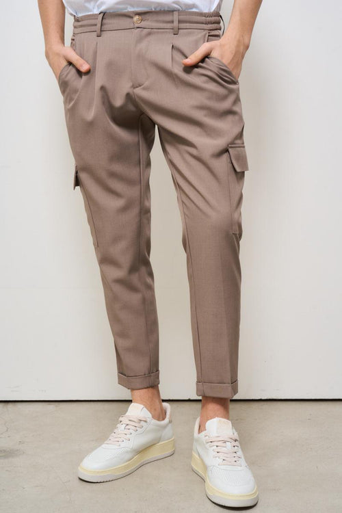 Pantalone uomo regular tortora - 2