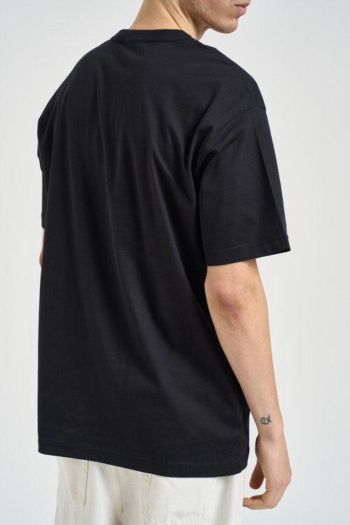 T-shirt uomo over nero - 2