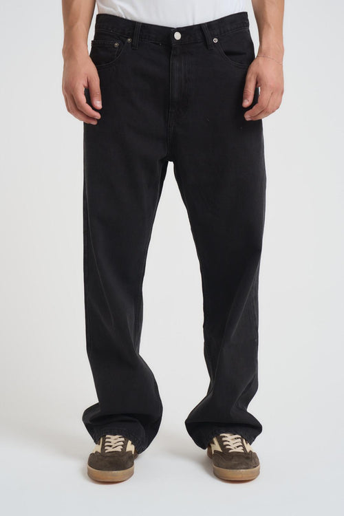 Jeans uomo Omar in denim nero