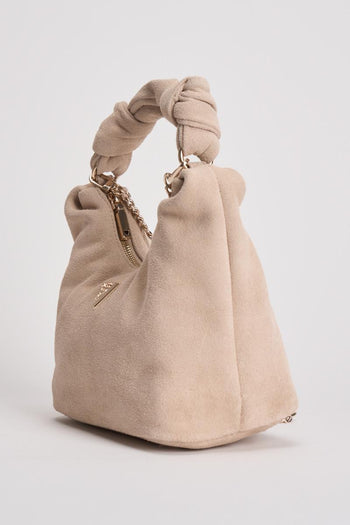 Borsa donna Isotta in suede rosa - 4
