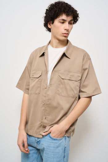 Camicia uomo worker nocciola - 3