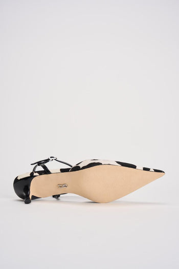 Slingback donna in cavallino muccato - 8