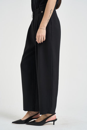 Pantalone donna balloon nero - 3