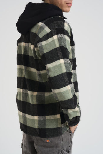 Camicia uomo a quadri verde - 4