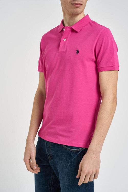 Polo uomo rosa fuxia - 2