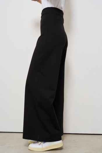 Pantalone donna a palazzo nero - 3