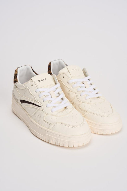 Sneakers donna Torneo bianche e animalier - 2