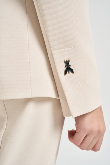 Giacca donna doppiopetto panna - 5