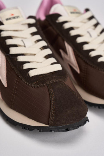 Sneakers donna marrone e rosa - 5