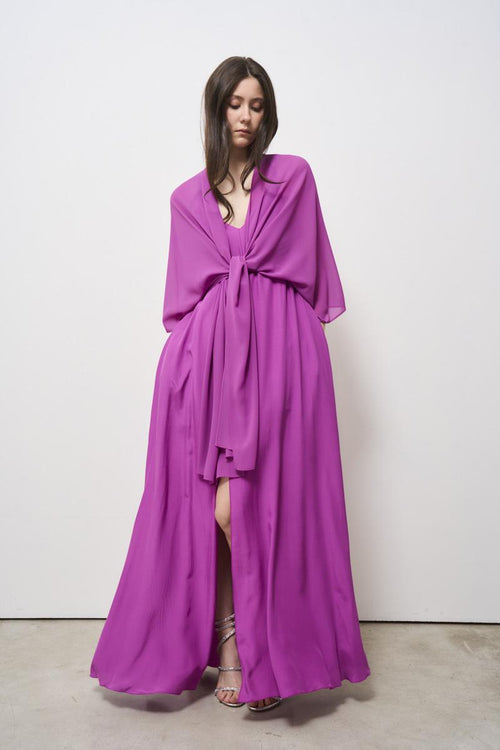 Stola coprispalle donna magenta - 2