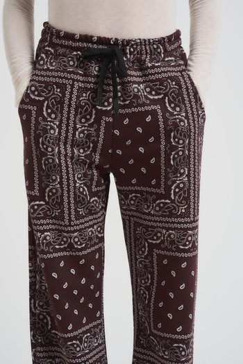 Pantalone donna bandana marrone - 6