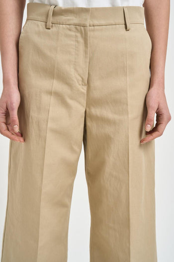 Pantalone donna dritto beige - 5