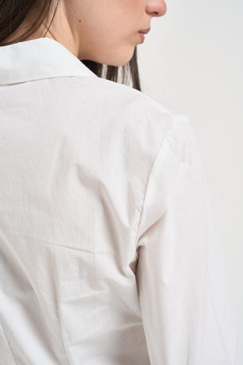 Camicia donna con applicazioni bianca - 4