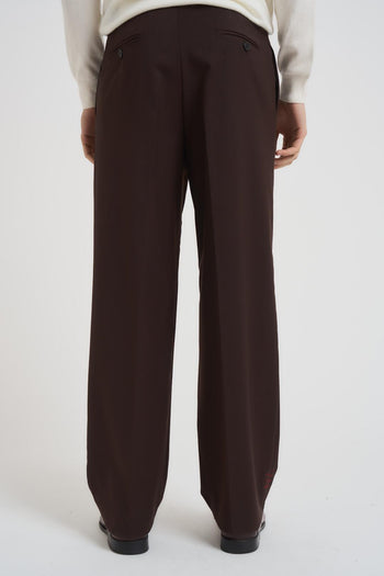 Pantalone uomo gamba dritta marrone - 4