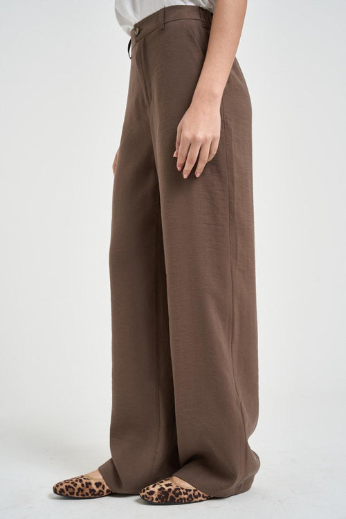 Pantalone donna marrone - 2