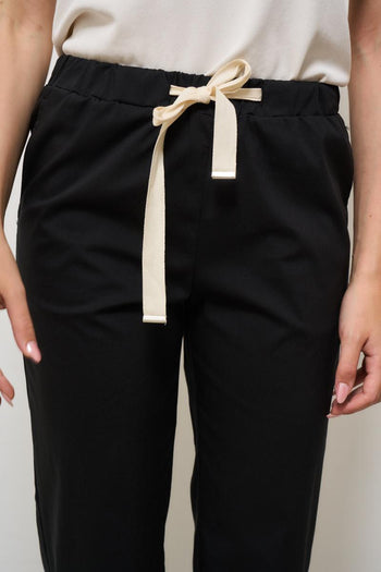 Pantalone donna regular nero - 6