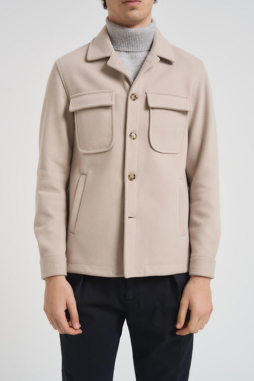 Camicia uomo beige - 2