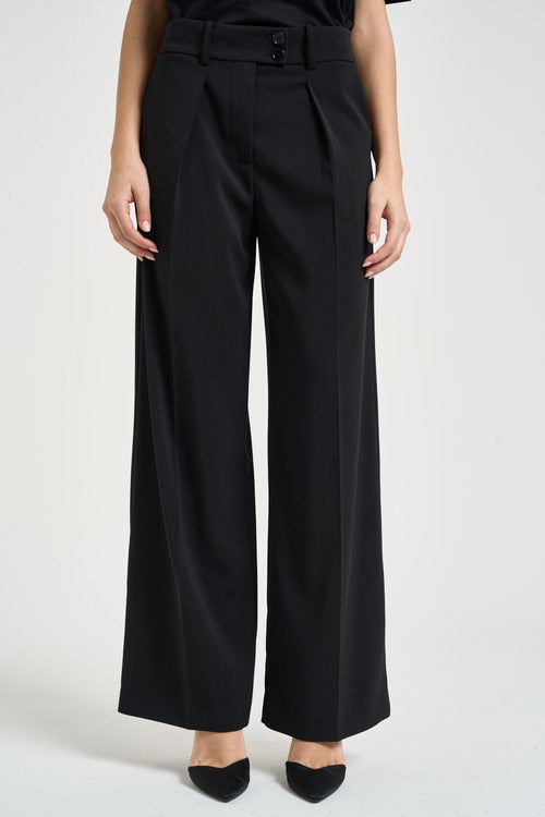 Pantalone donna a palazzo nero