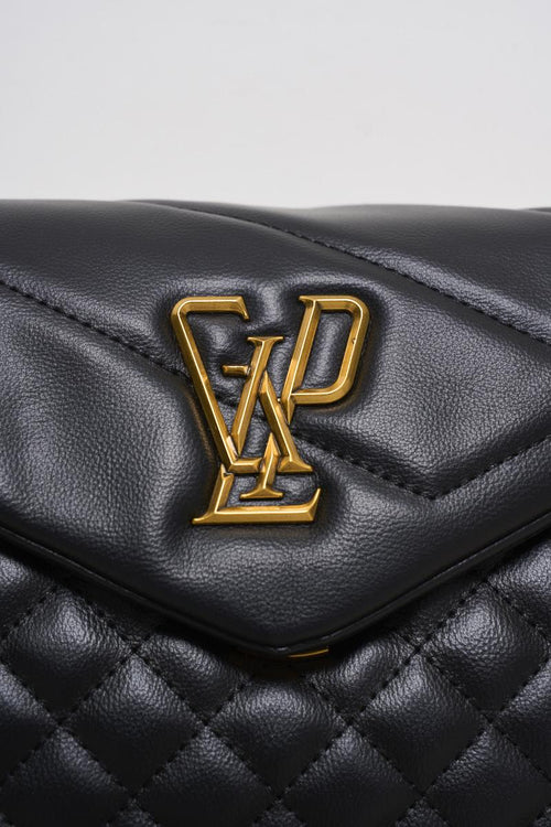 Borsa donna trapuntata nera - 2