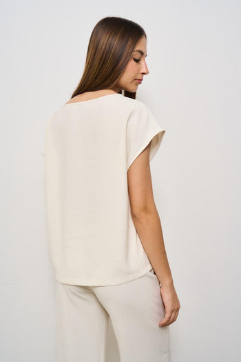 Completo abito donna panna - 4