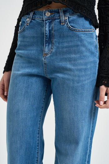 Jeans donna Marta Stone 78 in denim medio - 5