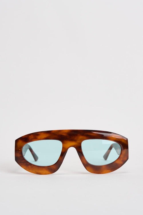 Occhiali da sole donna tartarugato marrone