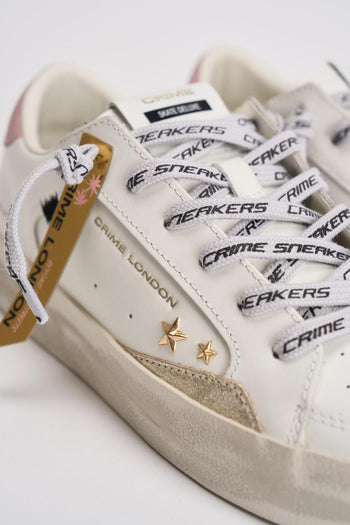 Sneakers donna bianche e rosa - 5