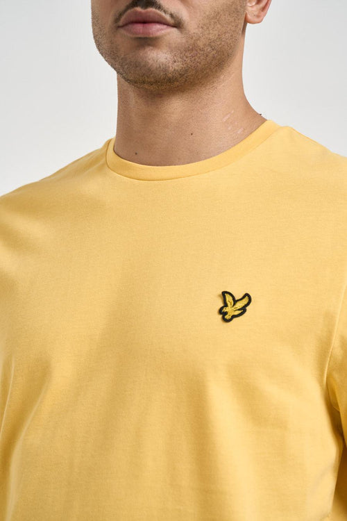 T-shirt uomo girocollo gialla - 2