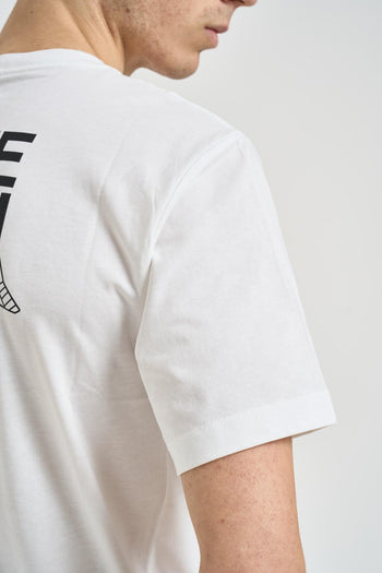 T-shirt uomo girocollo bianca - 4