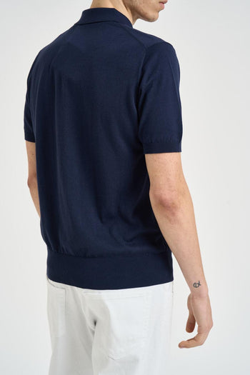 Polo uomo blu navy - 4