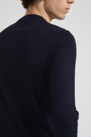 Maglia uomo girocollo blu - 10