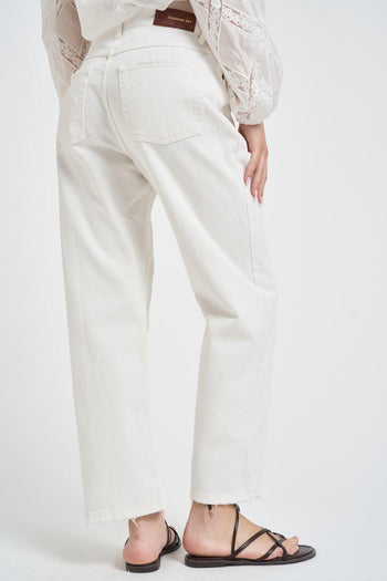 Jeans donna regolar bianchi - 3