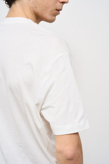 T-shirt uomo girocollo bianca - 5