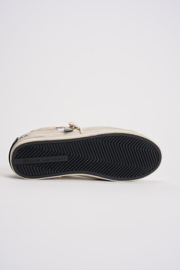 Sneakers donna in suede beige e glitter oro - 9