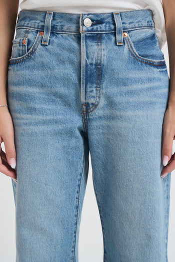 Jeans donna 501 90s in denim celeste - 6