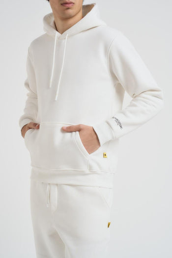 Felpa uomo con cappuccio bianca - 3