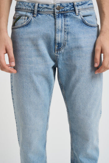 Jeans uomo Yellowstone in denim chiaro - 5