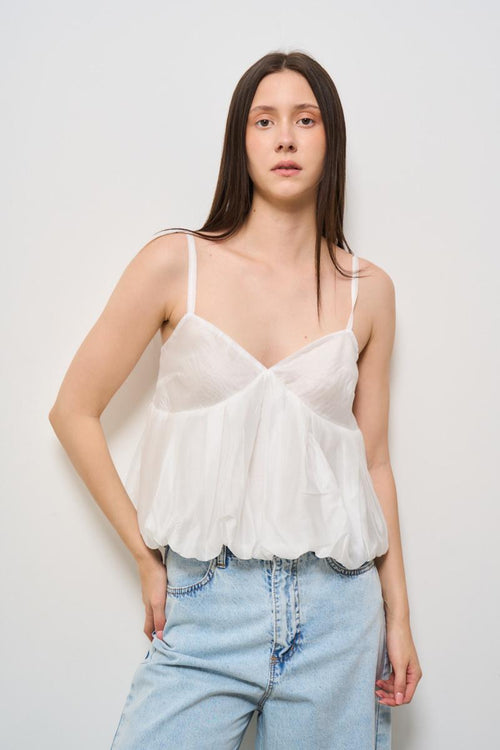 Top donna bianco